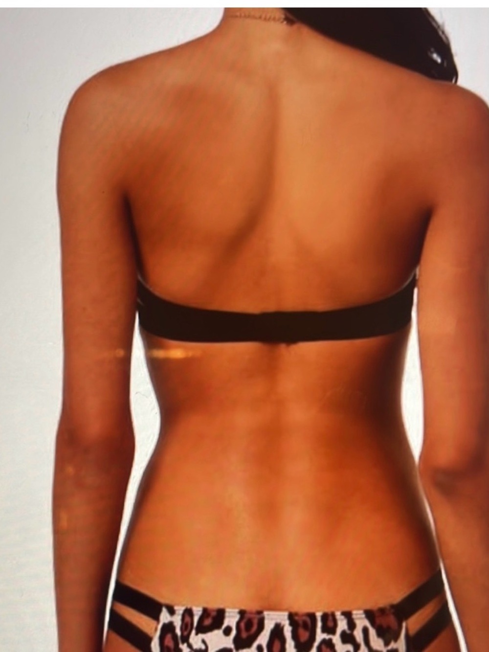 Beach Riot || Jungle Porter Leopard Bikini Top XS - Picture 2 of 6